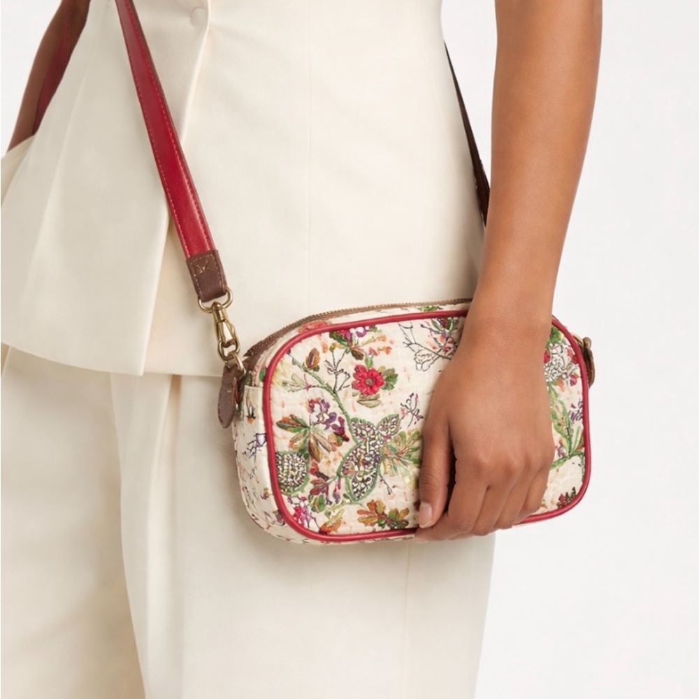 MYRA BAG Prairie Garden Small Crossbody Red White Green